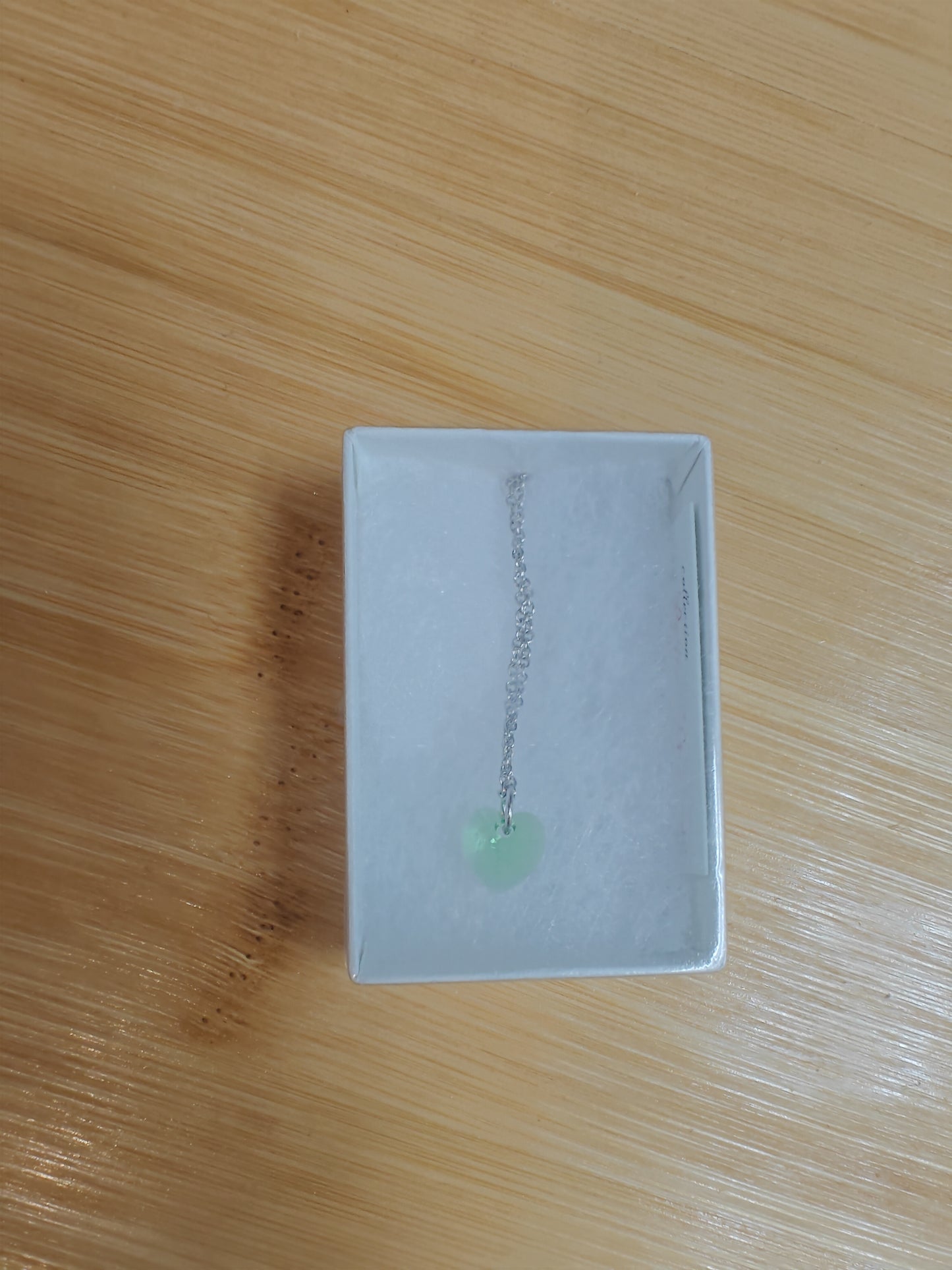 Collier Pierre Précieuse en Coeur