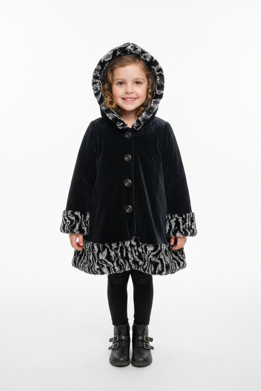 Manteau Suède Zébré Chic