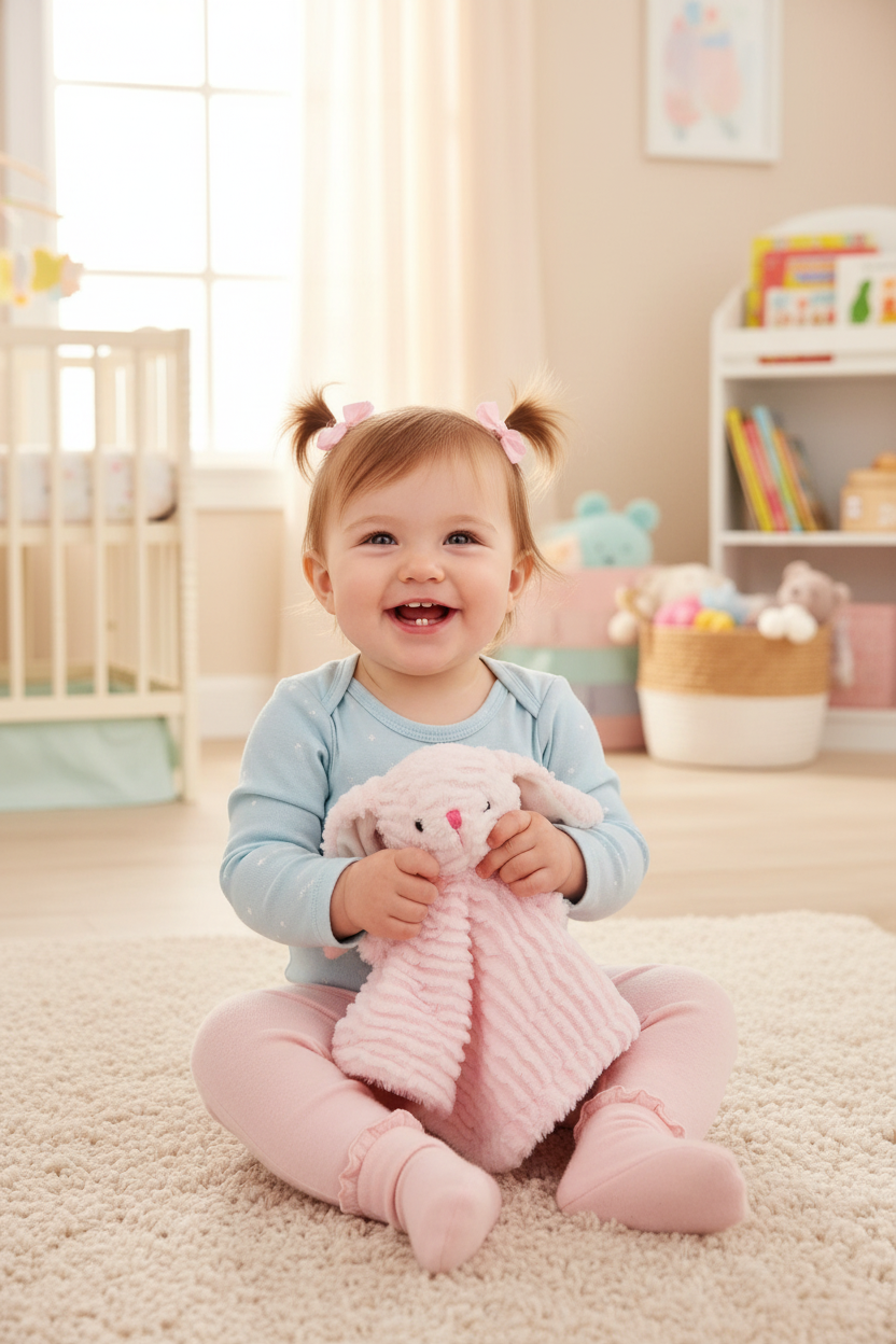 Couverture de sécurité – Lapin rose