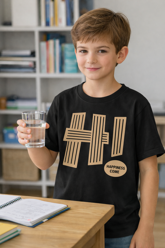 T-shirt H! - Noir