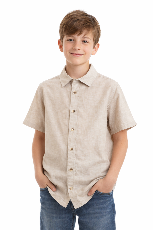 Chemise Unie Sable