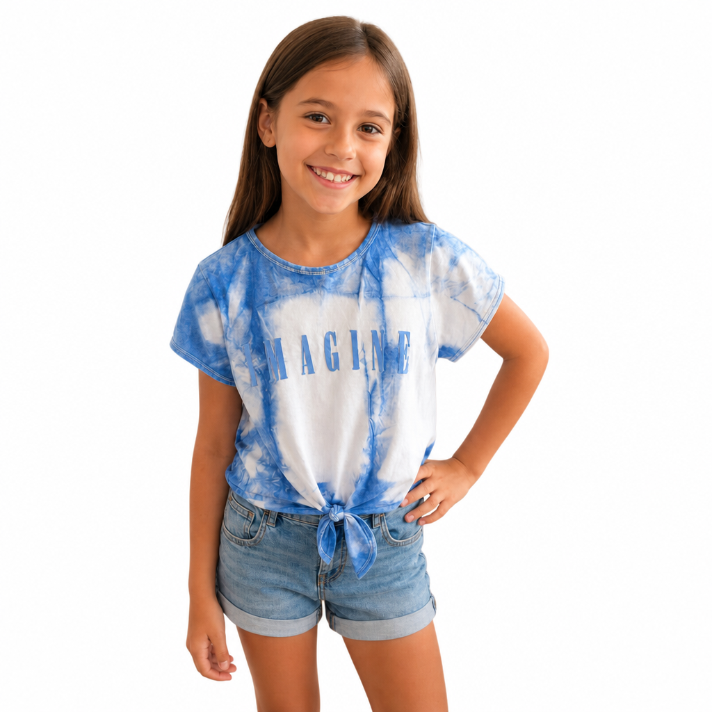 Chandail tie‑dye “IMAGINE”