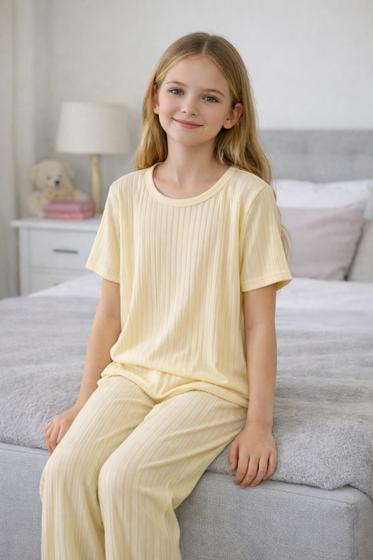 Pyjama plissé douillet