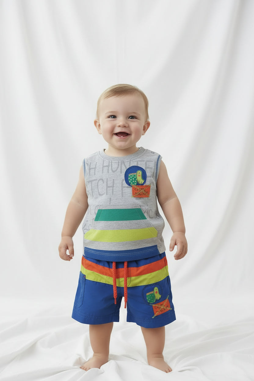 Maillot de bain 2 pièces Perroquet