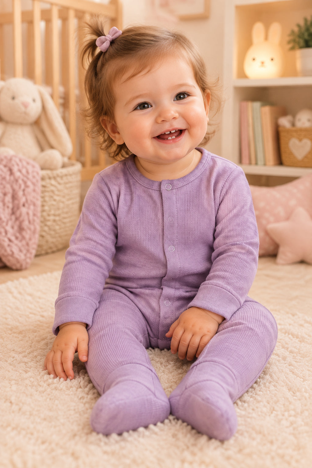Pyjama grenouillère vieux rose