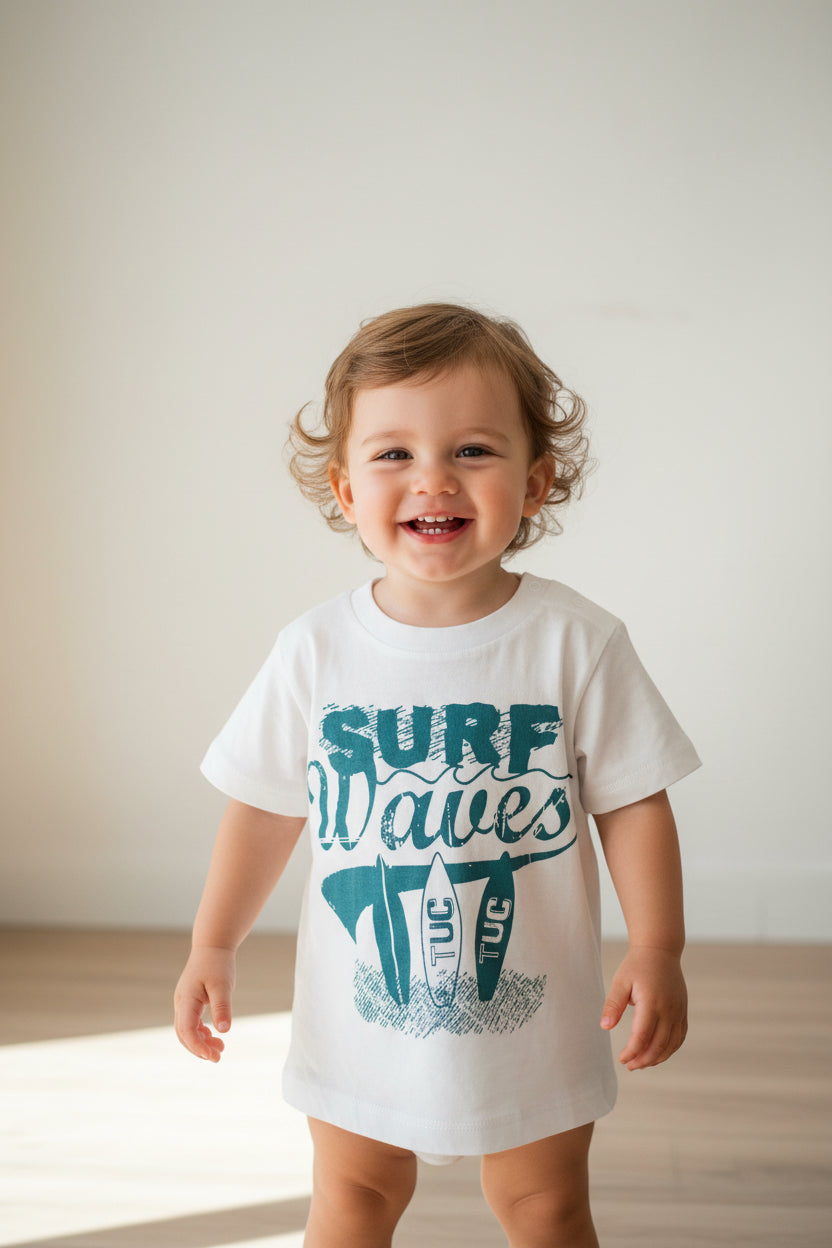 T-Shirt Surf Waves Garçon