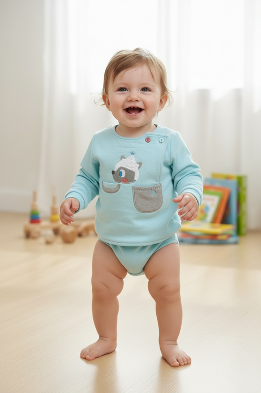 Tee bébé bleu ciel