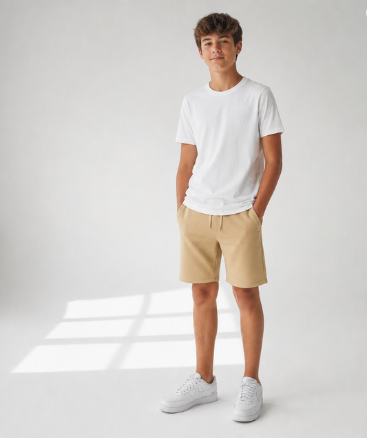 Short jogging beige