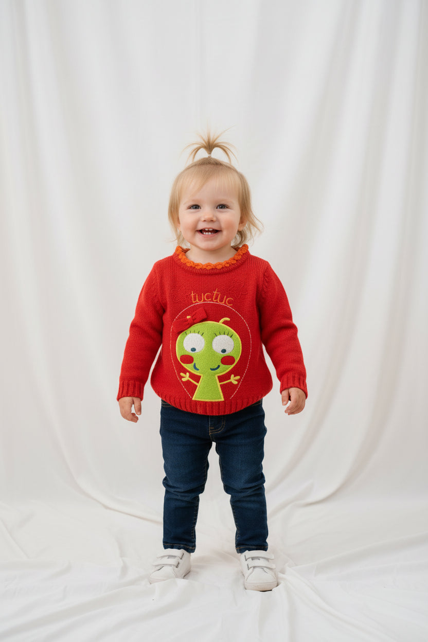 Pull Rouge Miss Extra-terrestre 🛸