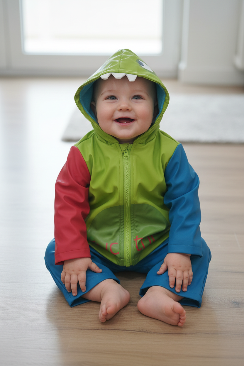 Manteau Rigolo Dino 3D
