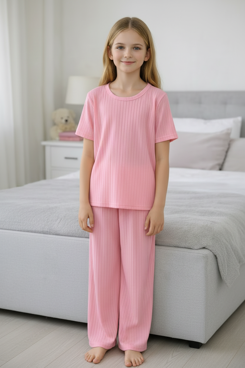 Pyjama plissé douillet