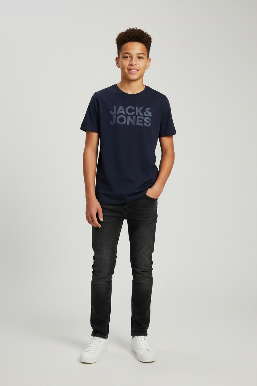 T-shirt Bleu Marin Jack & Jones
