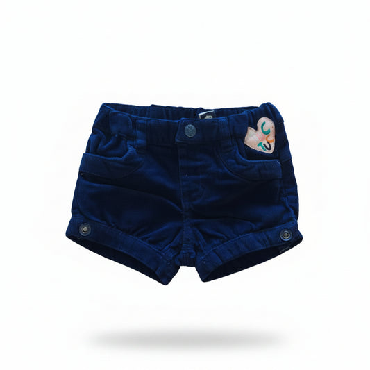 Short velours côtelé