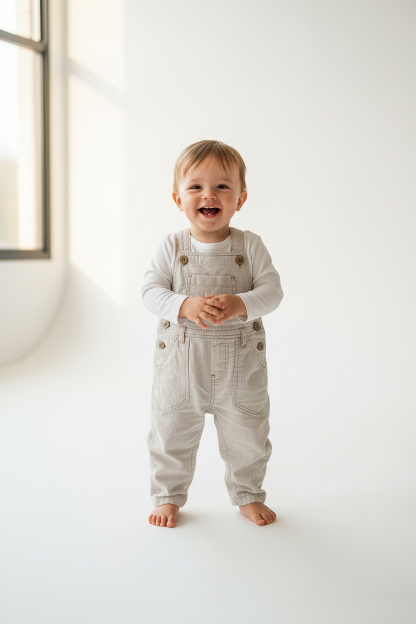Salopette Beige doux