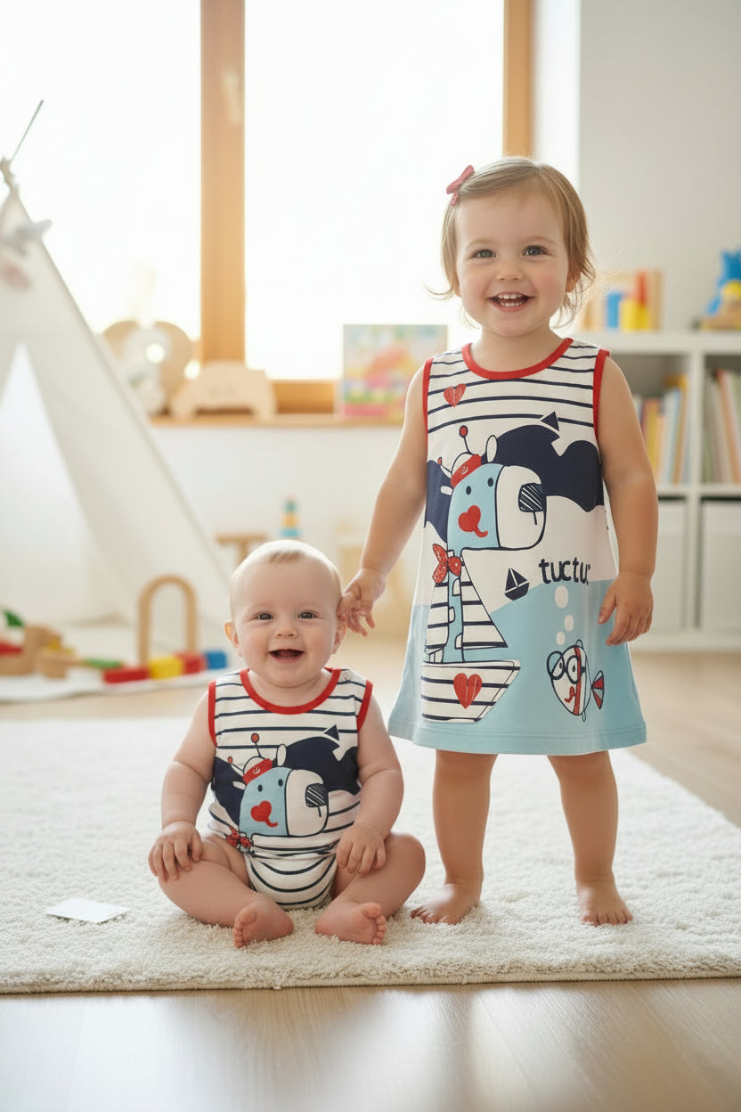 Robe Voilier à la Mer