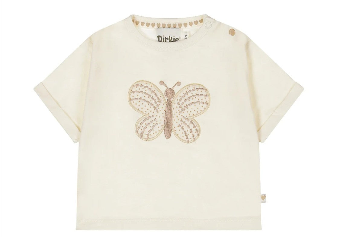 T-shirt bébé papillon – douceur & élégance -Dirkje
