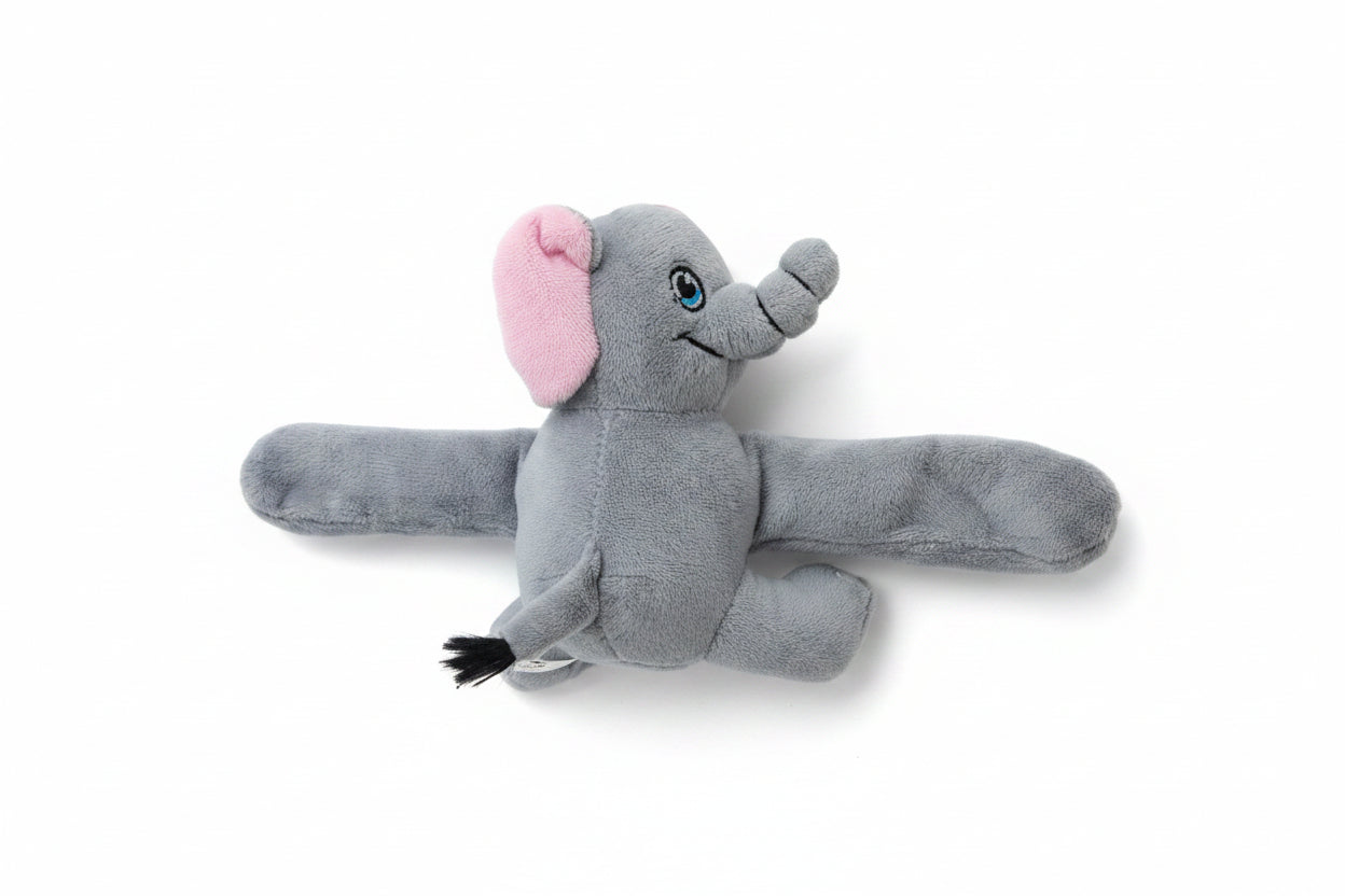 Bracelet Peluche Éléphant - 8 pouce