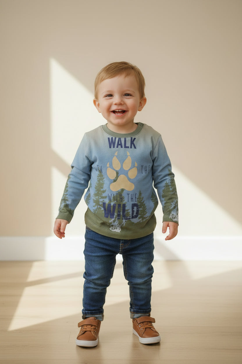 Chandail "Walk with the Wild"