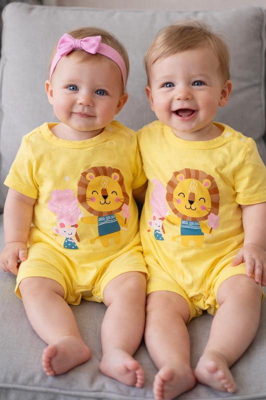 Barboteuse Lion & Souris