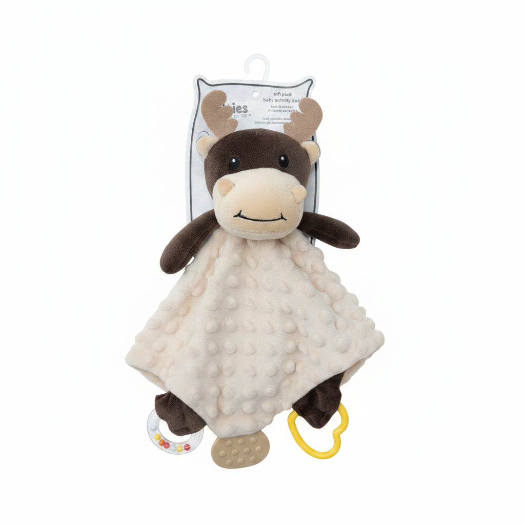 Nunu d'activité en peluche - Orignal ( couverture de sécurité)