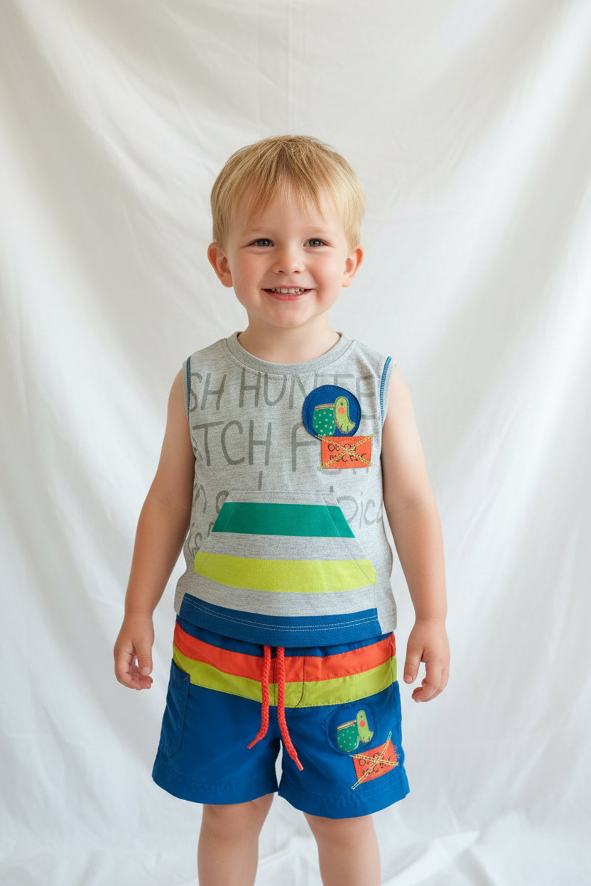 Maillot de bain 2 pièces - Perroquet
