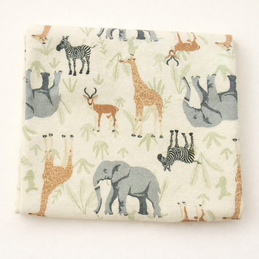 Couveture en Flanelle - Collection Safari- Boutique Frimousse