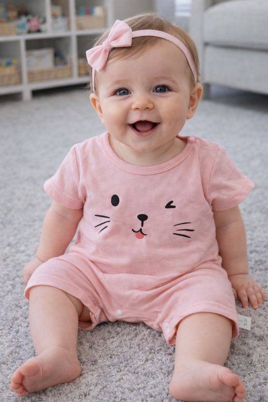 Barboteuse Visage de Chaton