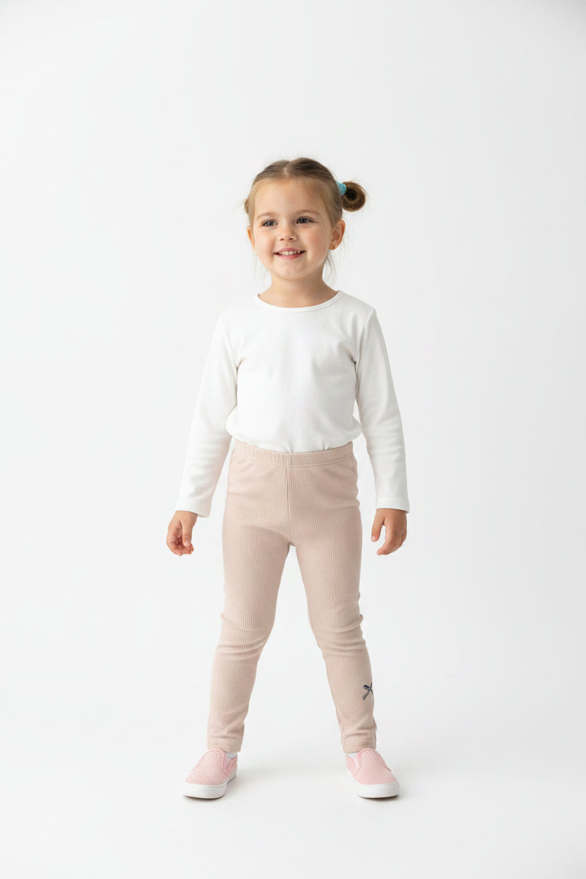 Pantalon Coton Petite Boucle- Créeme Rosé