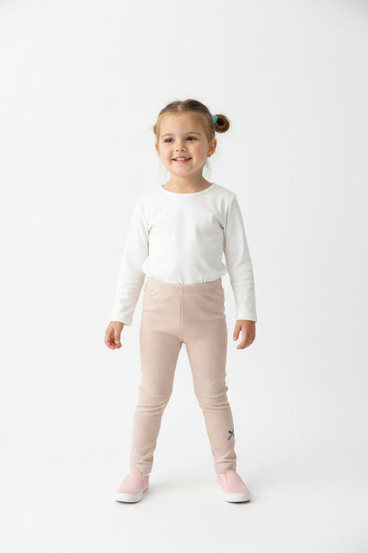 Pantalon Coton Petite Boucle- Créeme Rosé