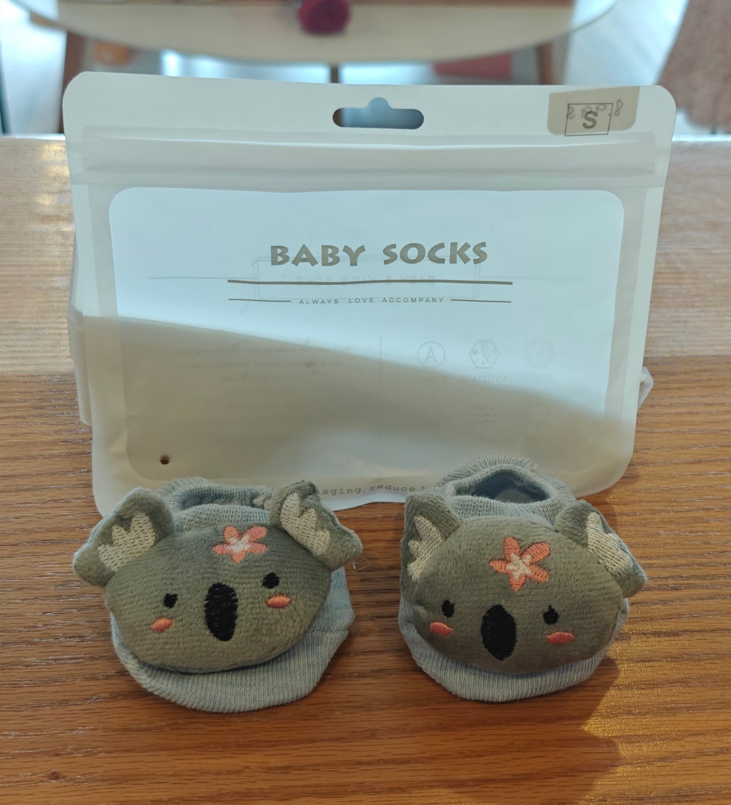 Pantoufles antidérapent 3D Pour Bébé