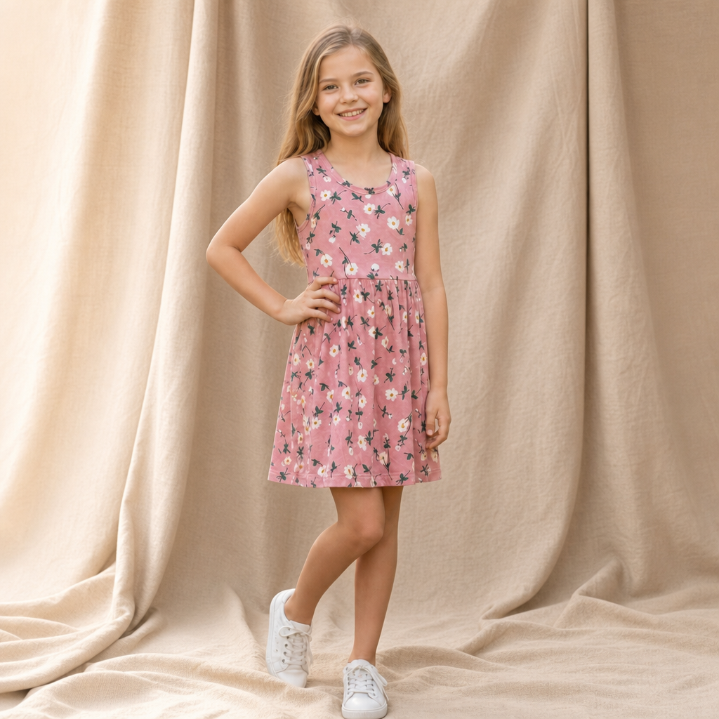Robe rosé et Marguerite