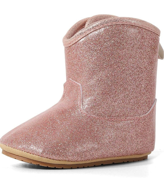 Bottines Pailletés -Rose