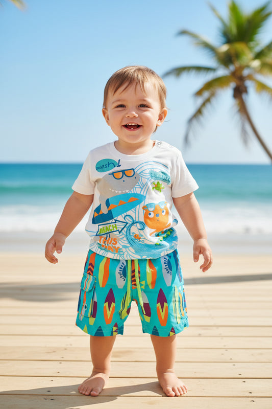 Maillot de bain 2 pièces " Go Surf"