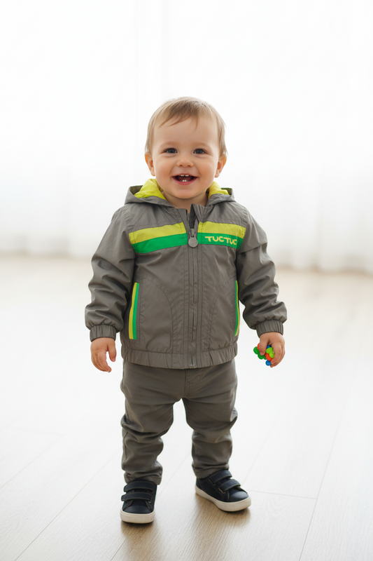 Manteau de pluie brun chaud
