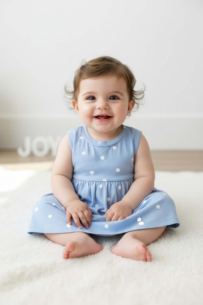 Robe bleu à poids