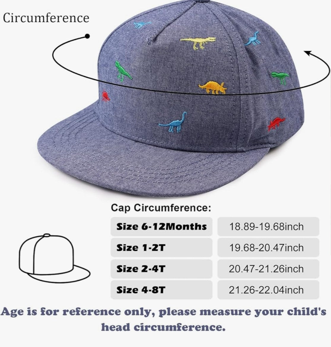 Casquette Dinosaures Brodé