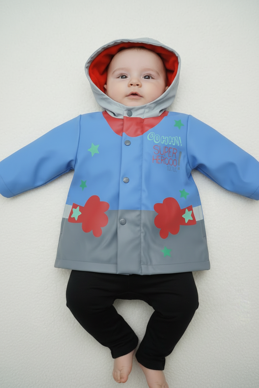 Manteau Mi-saisons/ imperméable - Raton Laveur Super Héros