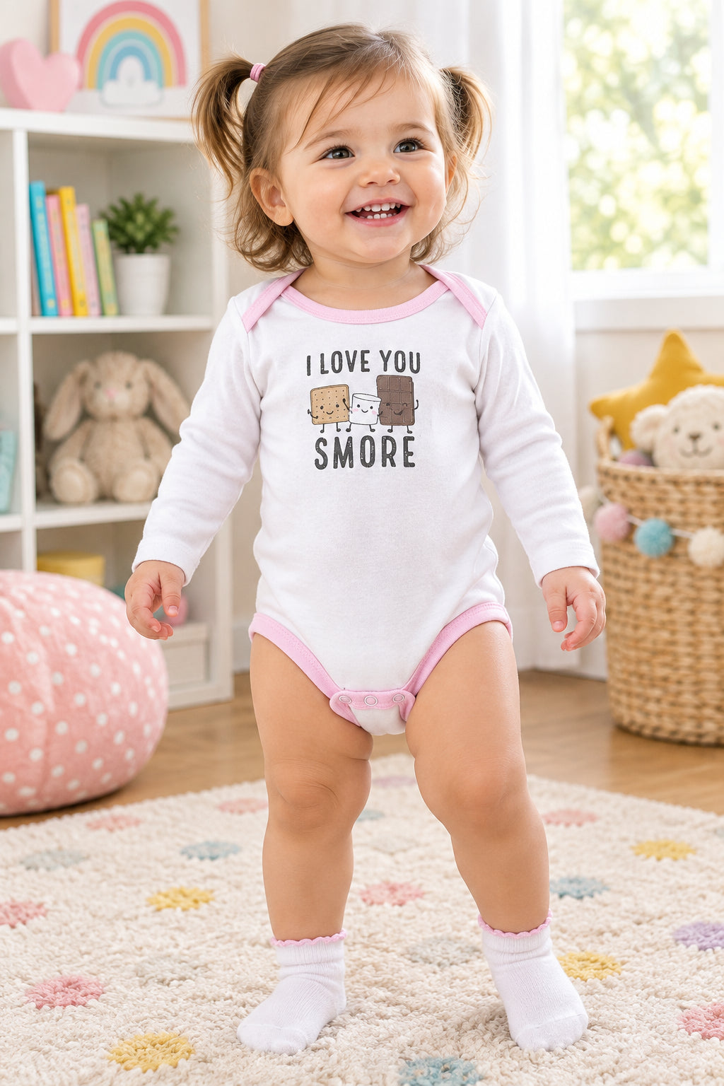 Cache-Couche "I Love Smores"