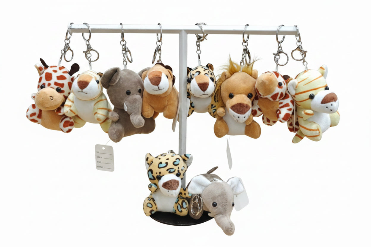 Mini toutous porte‑clés