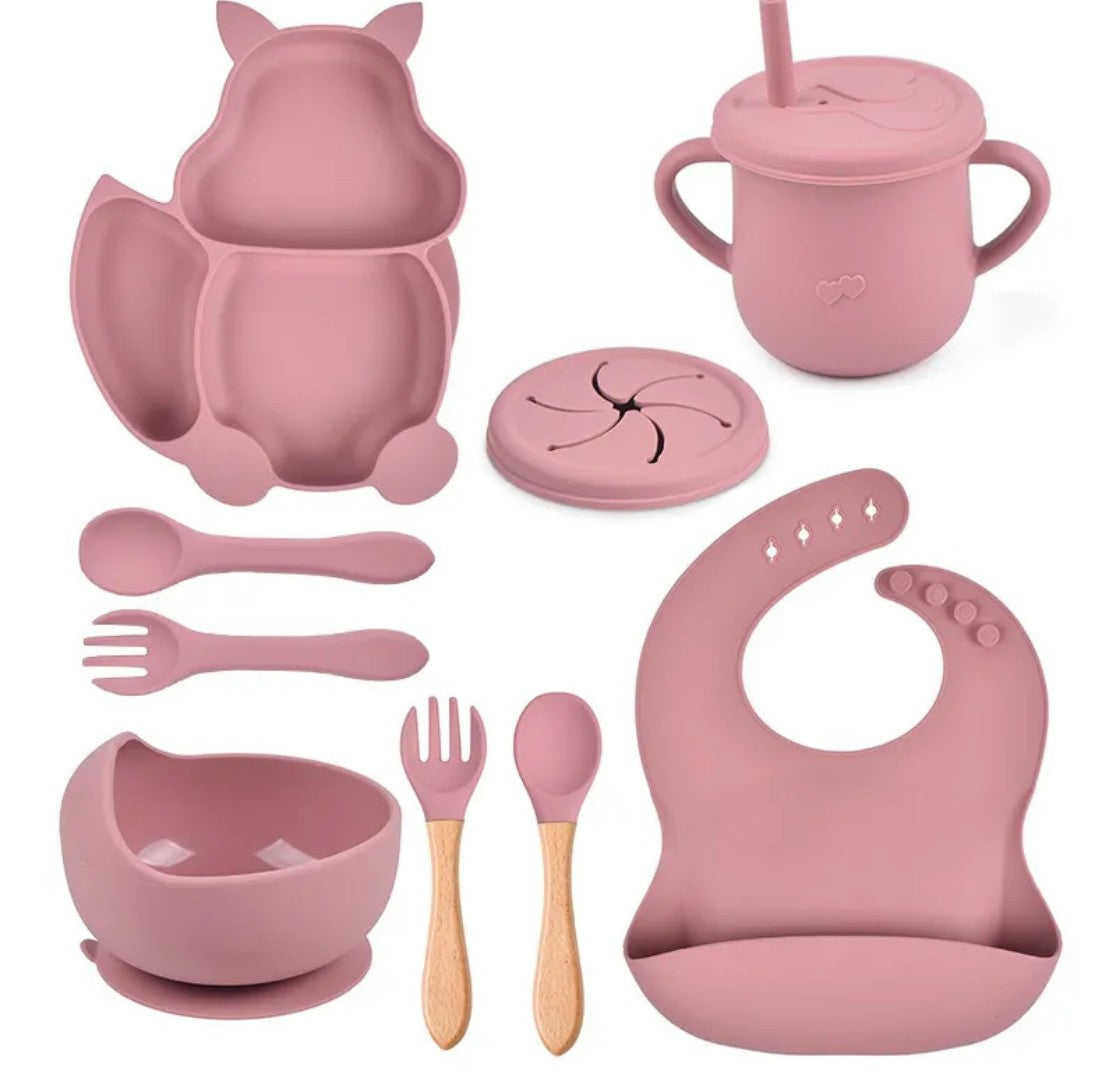 Ensemble de vaisselles en silicone