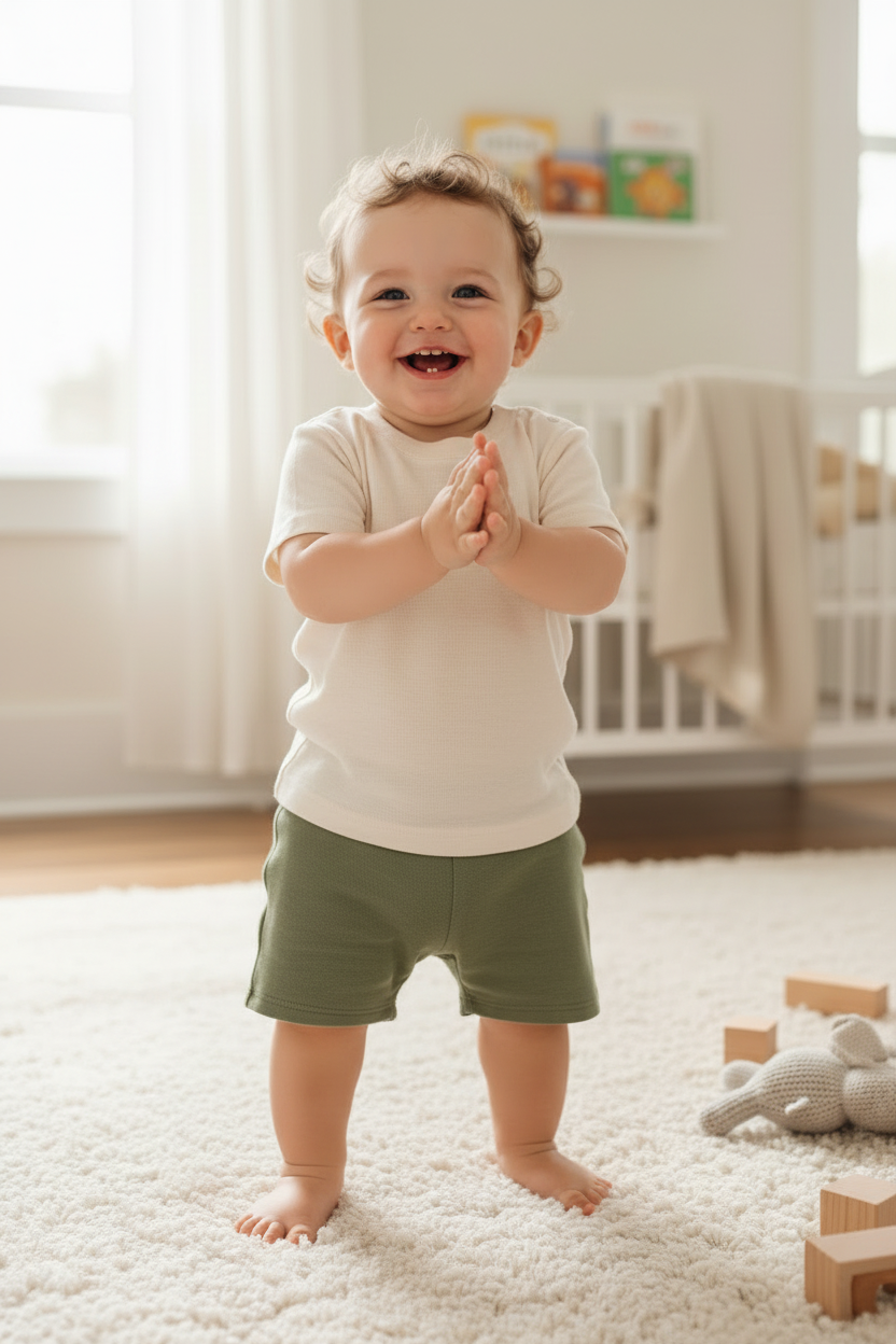 Short Sport bébé - Verte