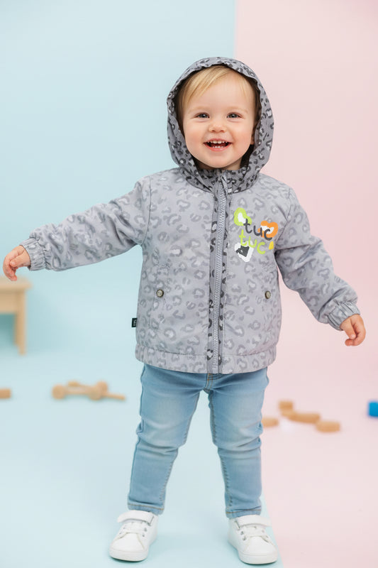 Manteau de Pluie imperméable- Léopard en petits cœurs