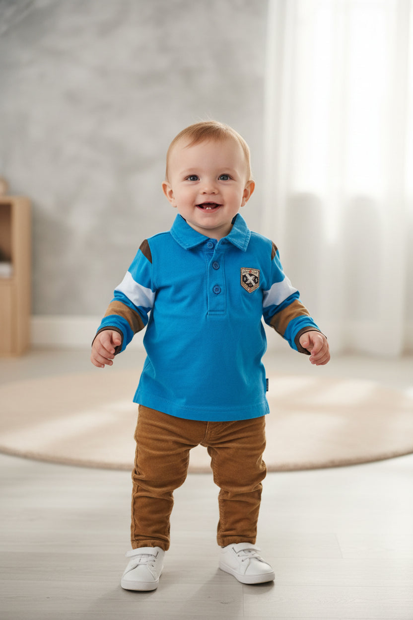 Chandail Polo Bleu Royal