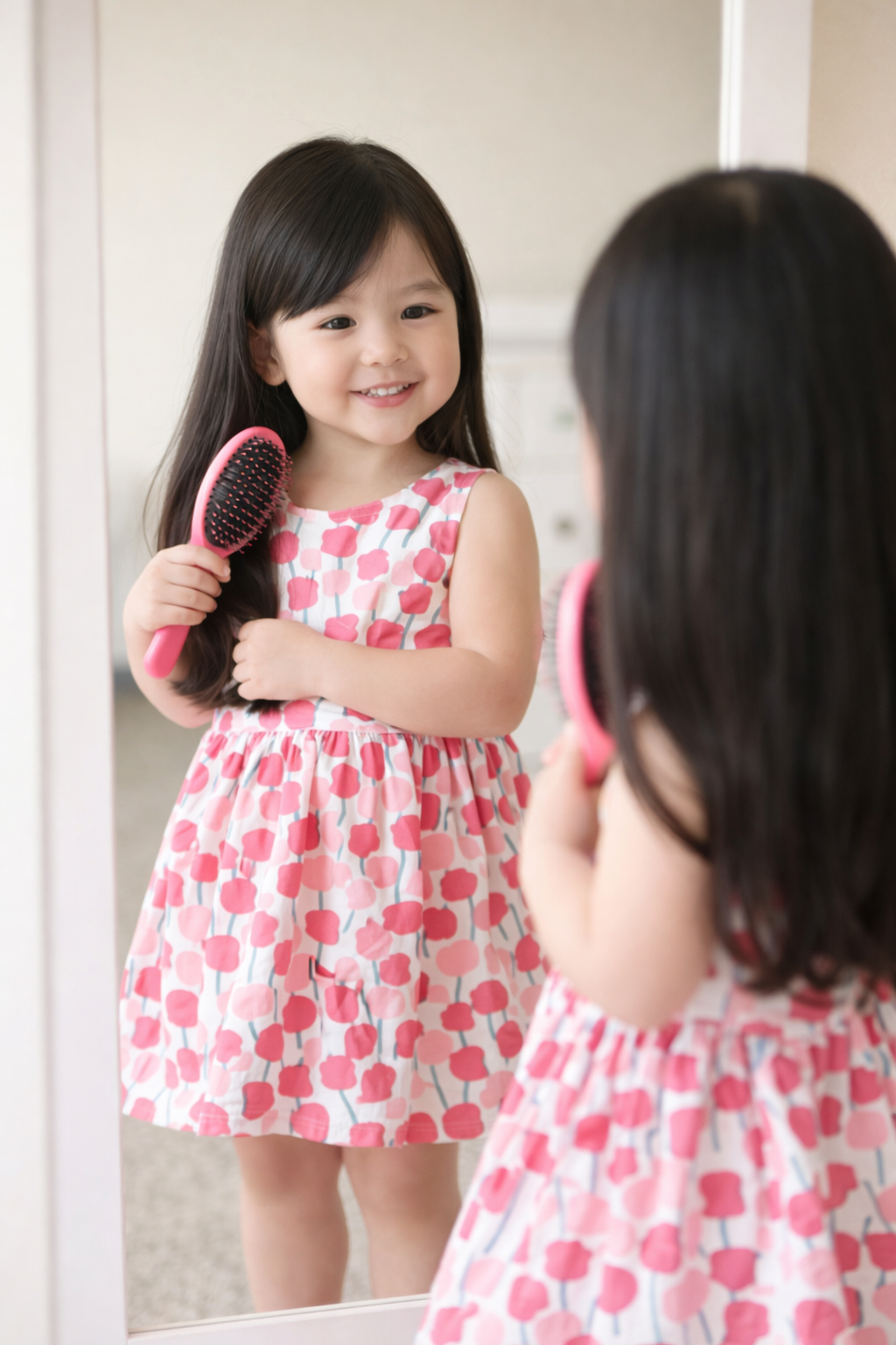 Robe Jardin Rosé – Blanche & Fleurie