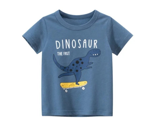 Chandail Garcon - Modèle Dinosaure Cool Bleu