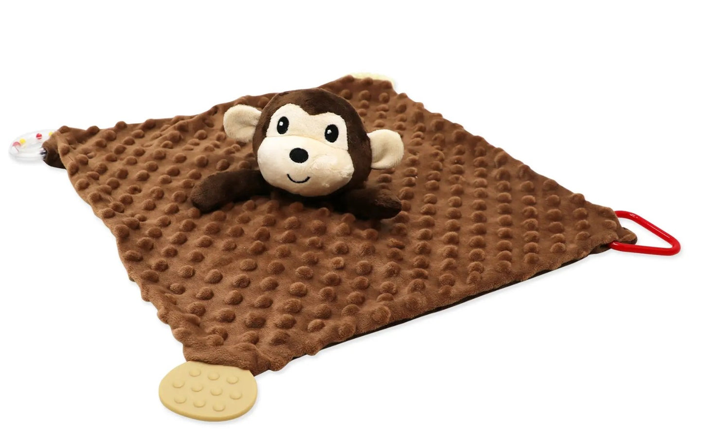 Couverture de sécurité en peluche stimulant et réconfortant - Modèle Singe