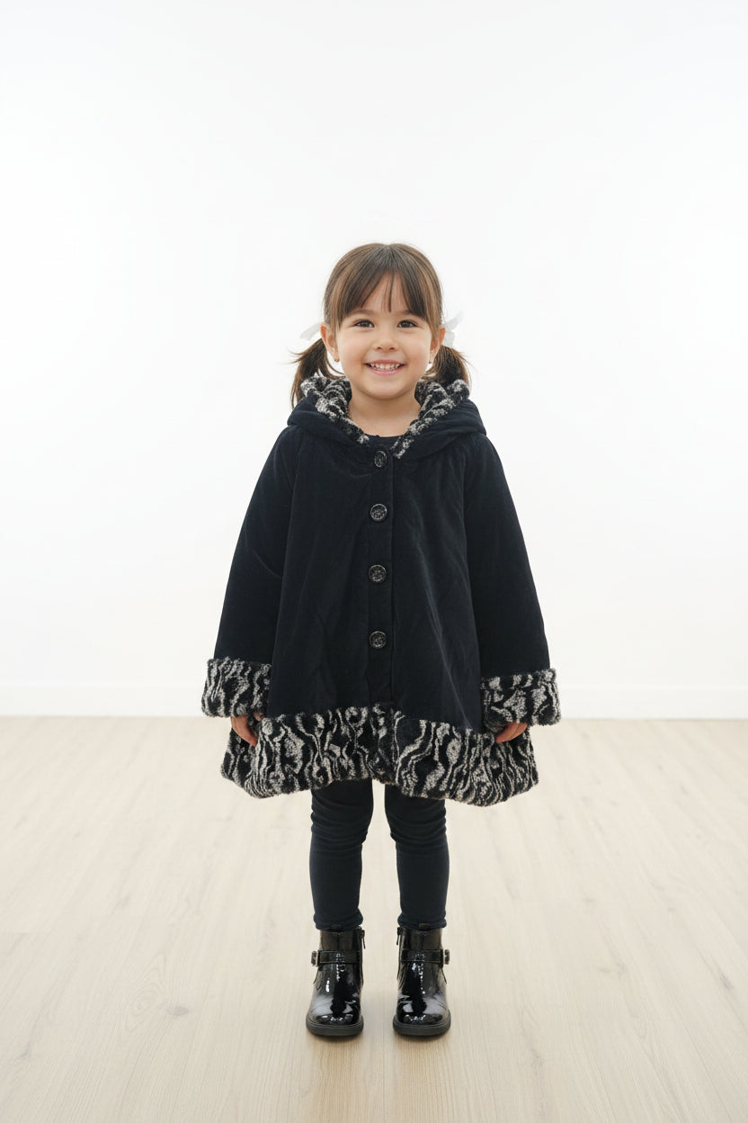 Manteau Suède Zébré Chic