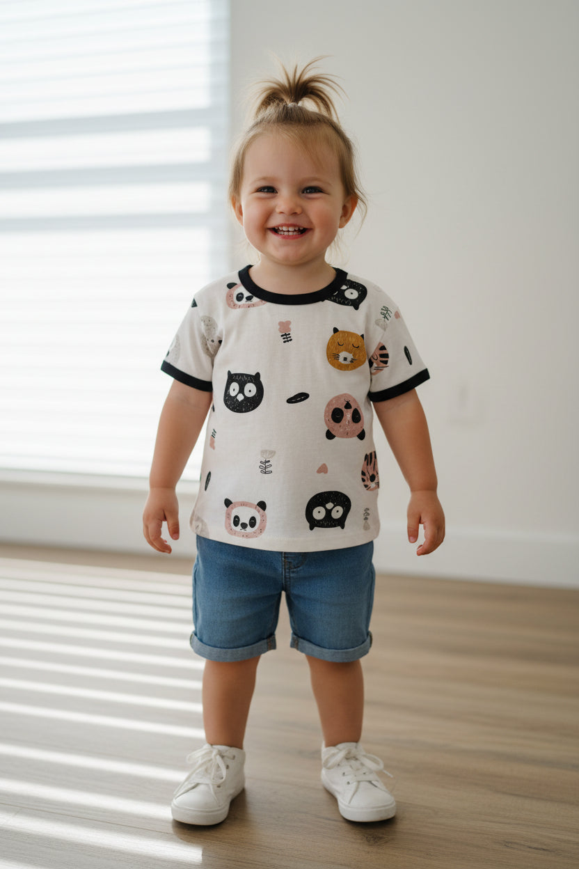 T-shirt Panda et ces amies