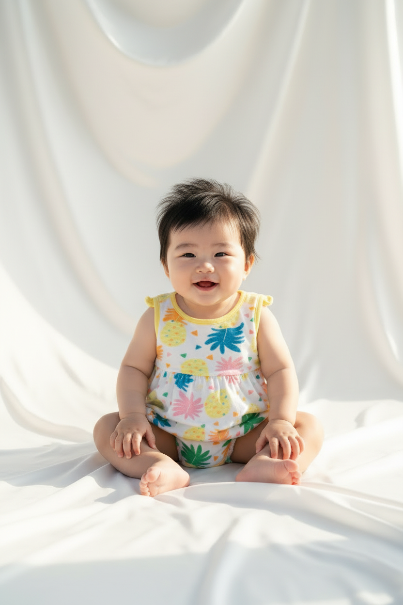 Robe de plage bébé 0-6 mois