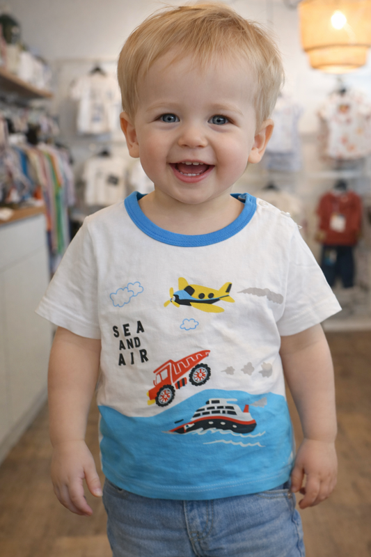 T-shirt Terre et mer